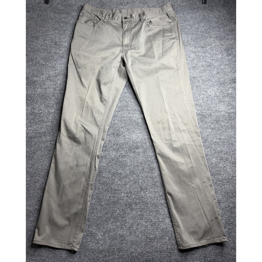 Polo Ralph Lauren Stretch Slim Straight Fit 5 Pocket Pants Men's 34x32 Gray